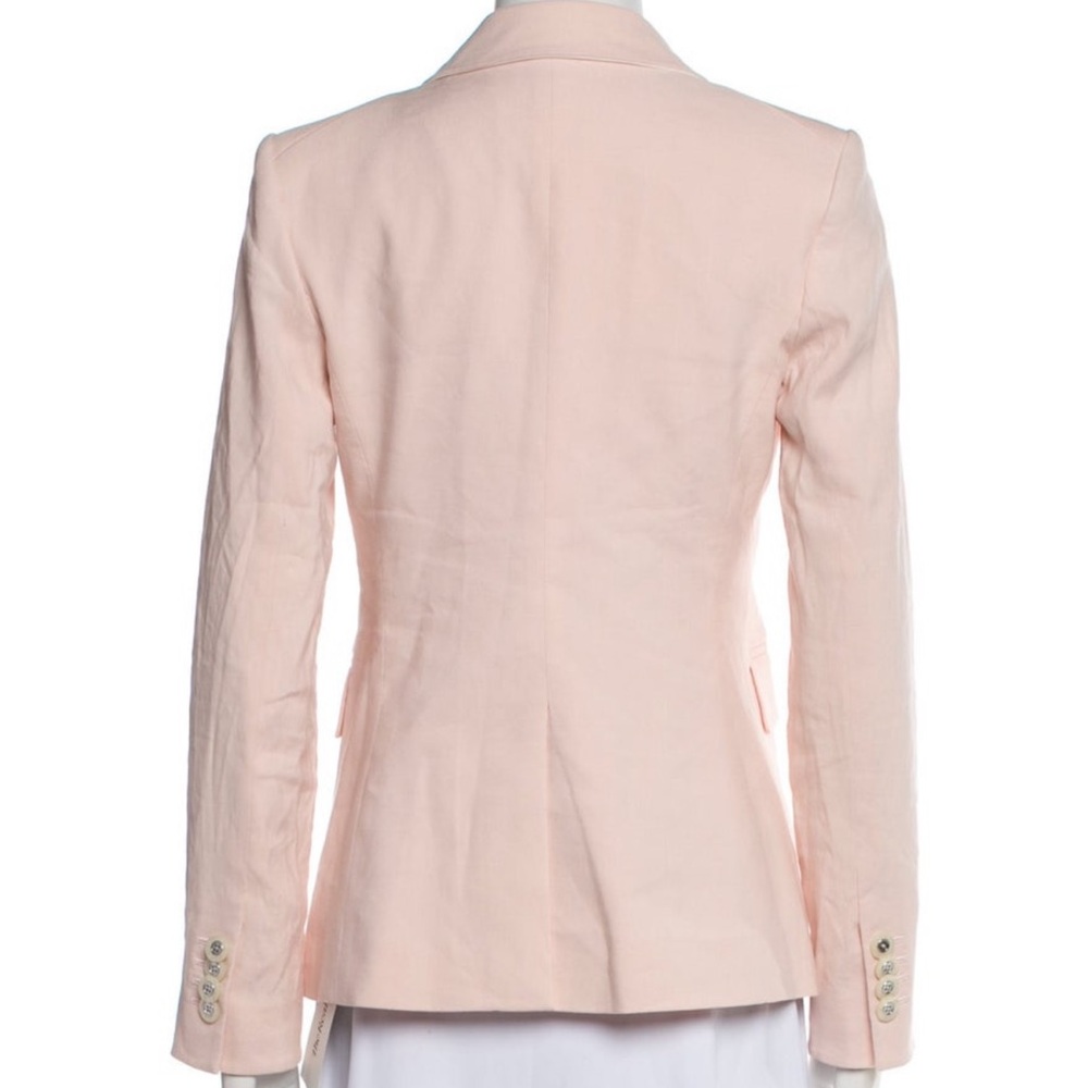 Veronica Beard Pink Linen Cutaway Dickey Jacket NWOT - Picture 9 of 11